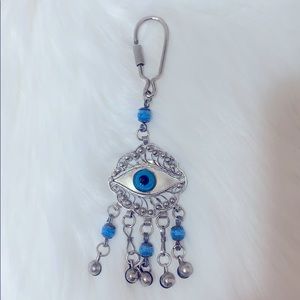 New Devil Eye keys Chain In Silver & Blue Colors